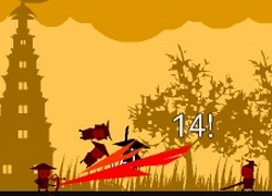 Флеш игра - Супер самурай